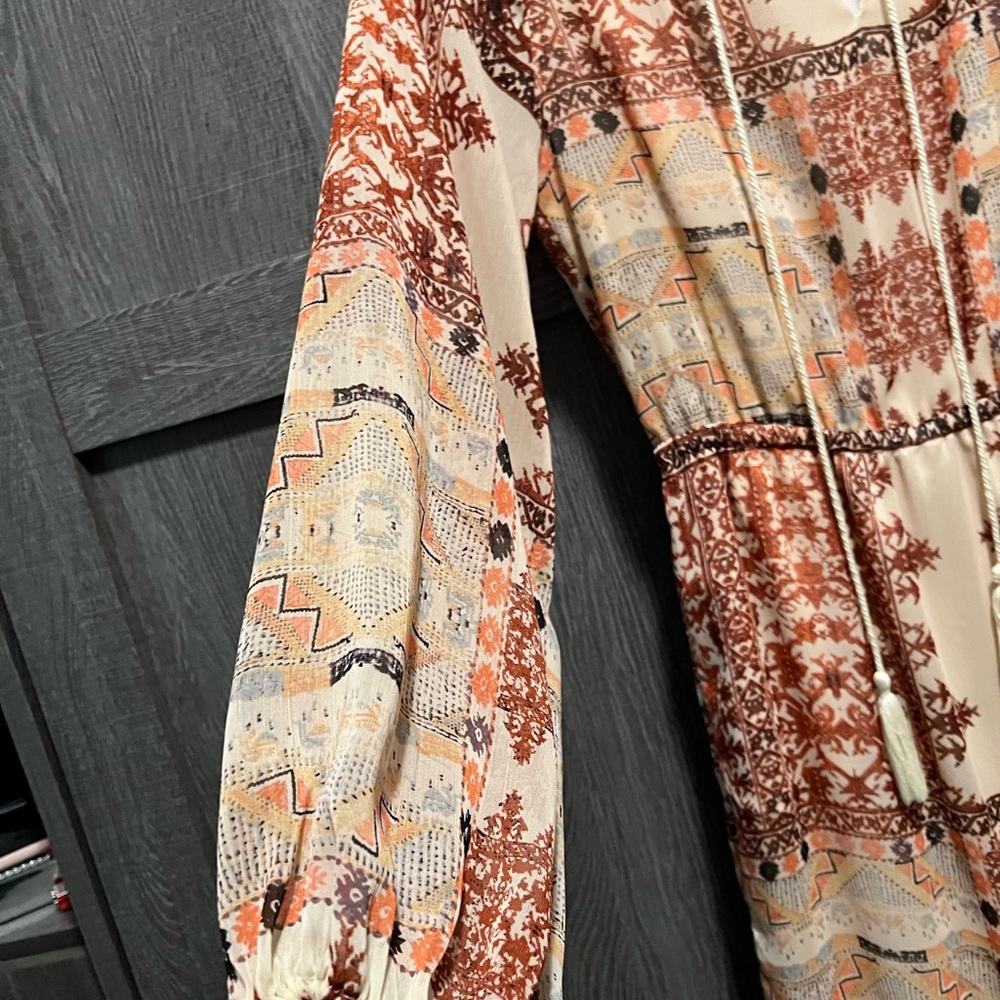 Mossimo Supply Co. Long Sleeve Patchwork Dress - image 3